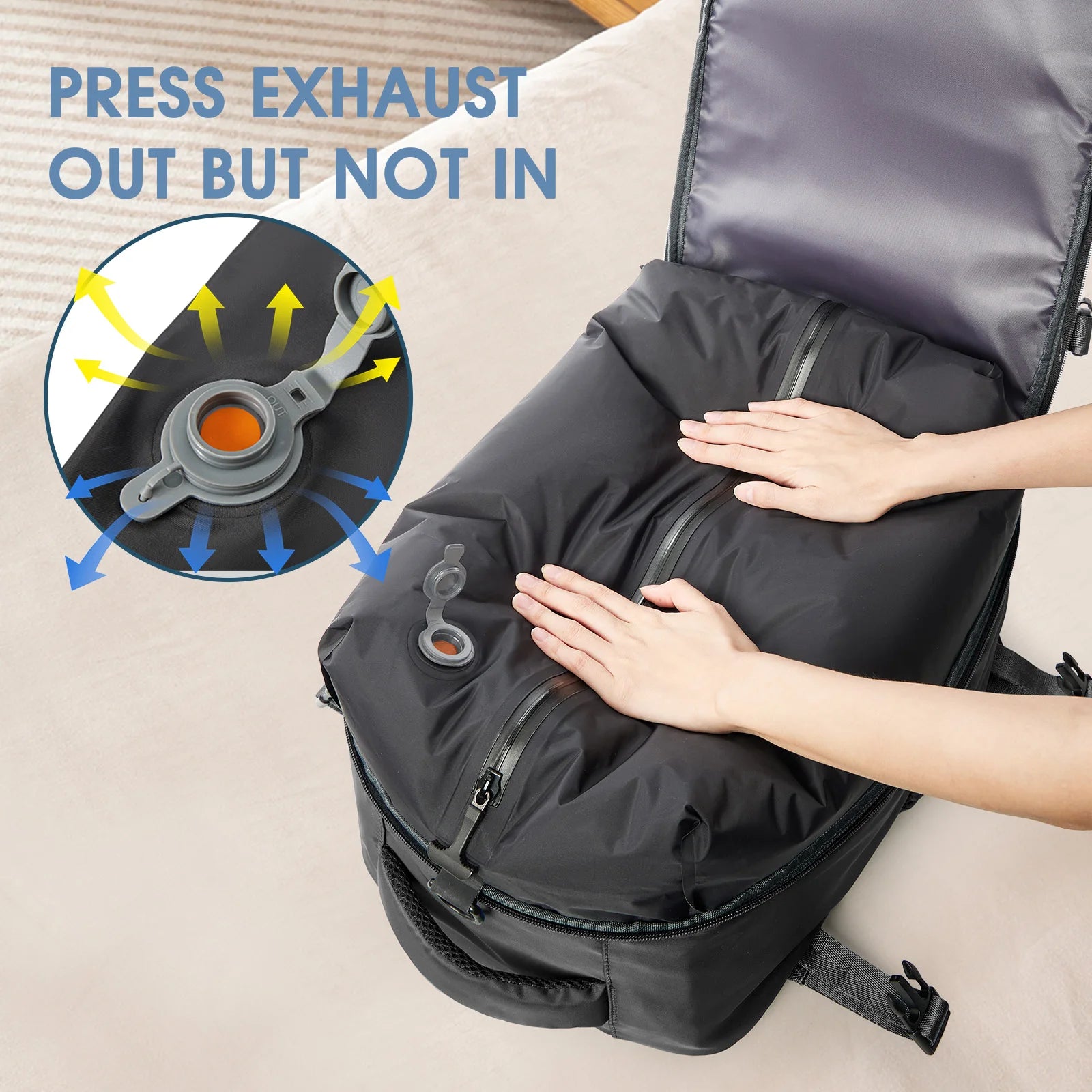 Vacuum Underseat Travel Backpack