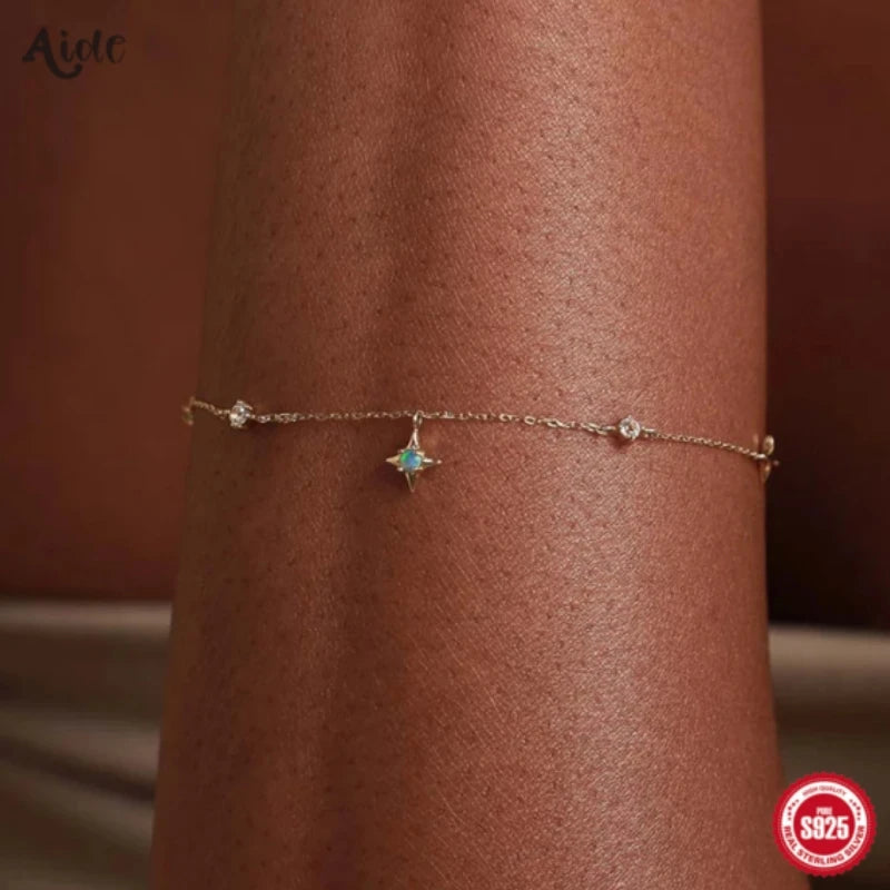 Zircon Chain Bracelet 