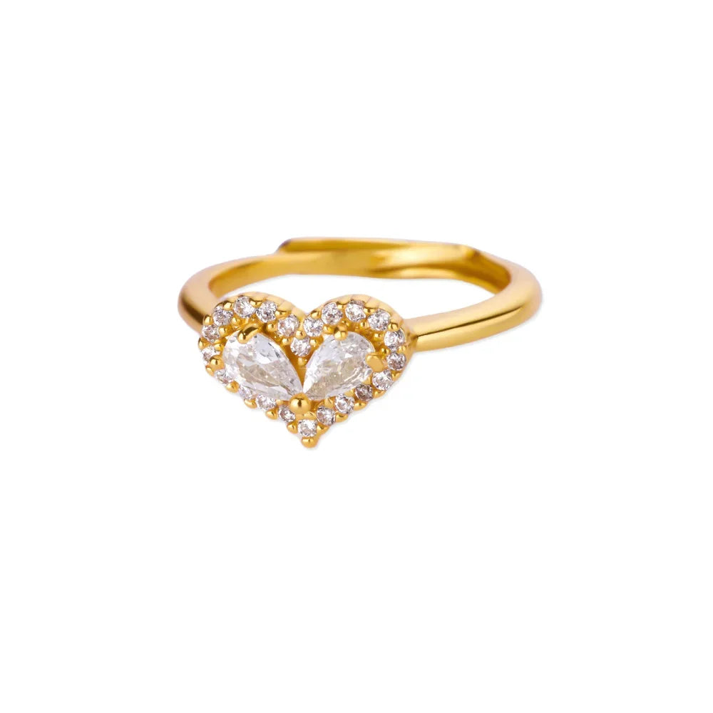 Jade Heart Ring
