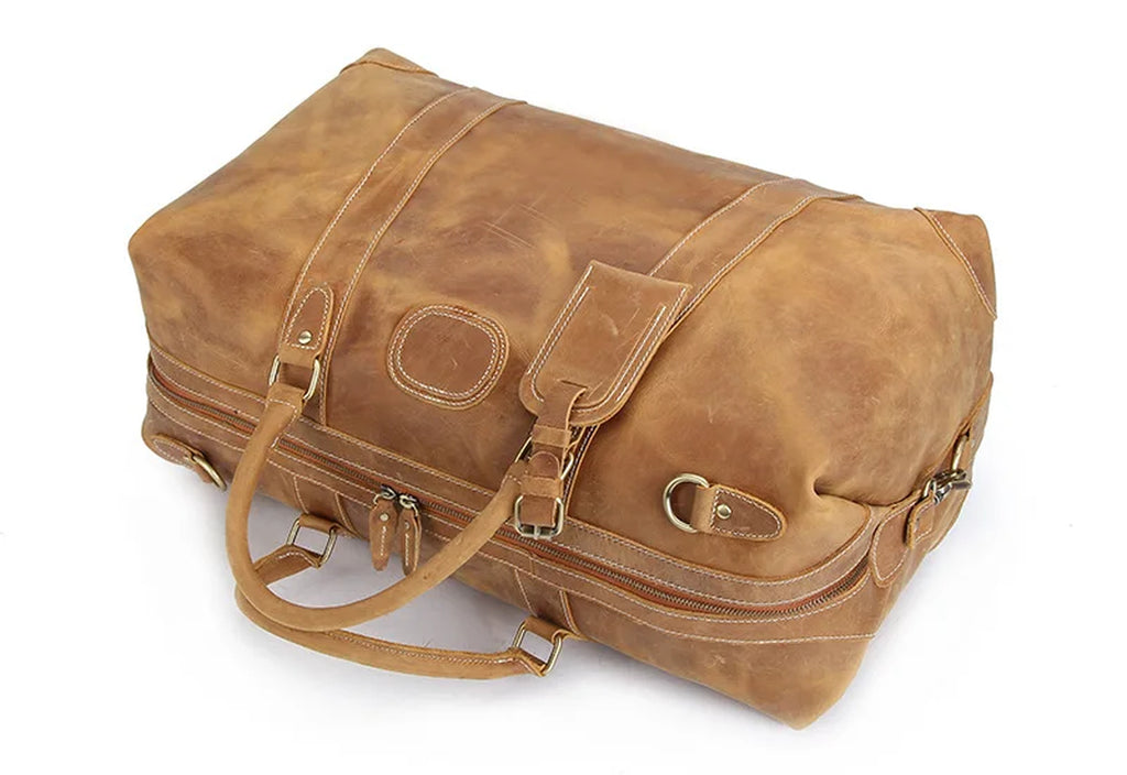 Vintage Leather Travel Bag 