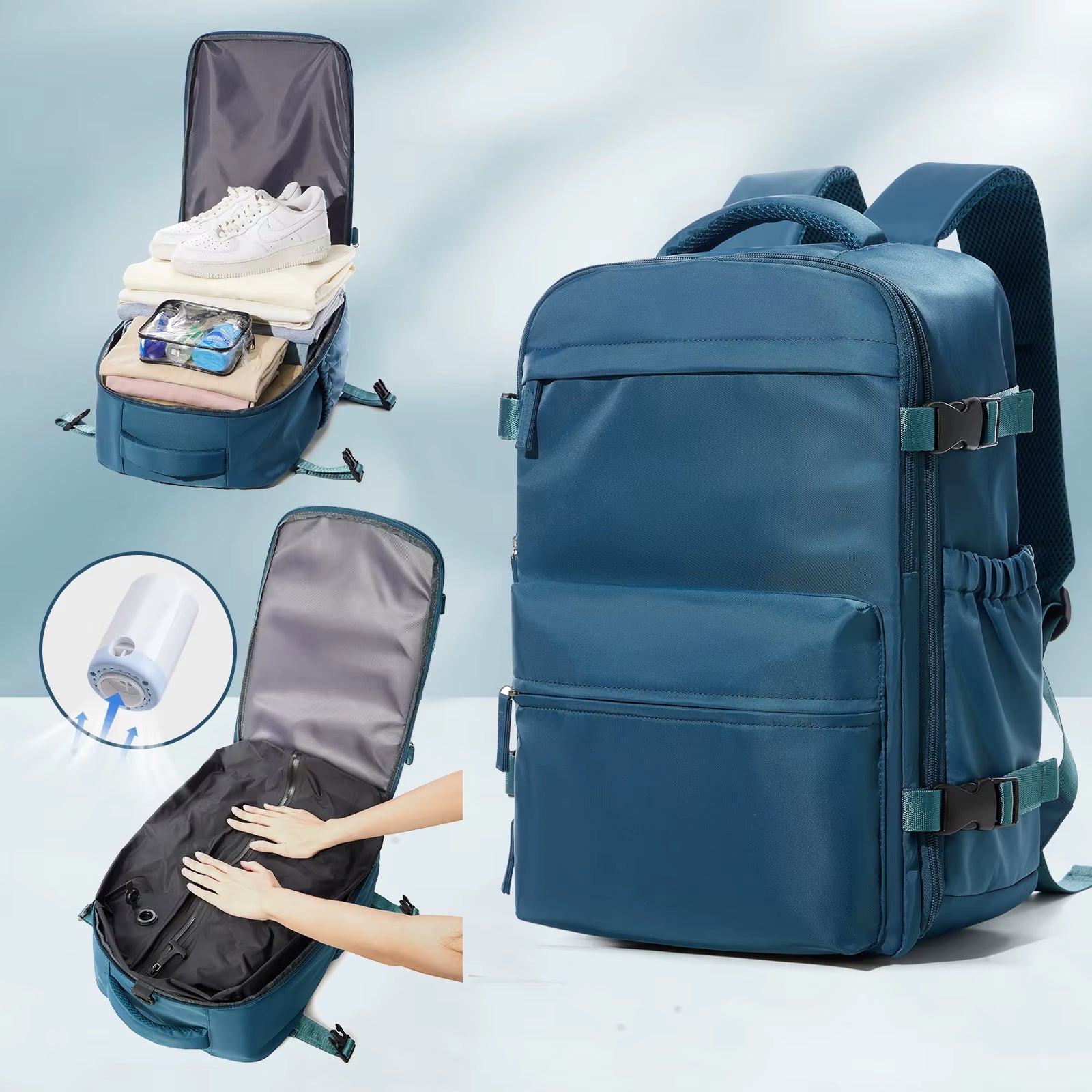 Vacuum Underseat Travel Backpack