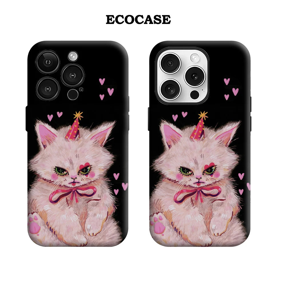 Pink Purrfect Hearts