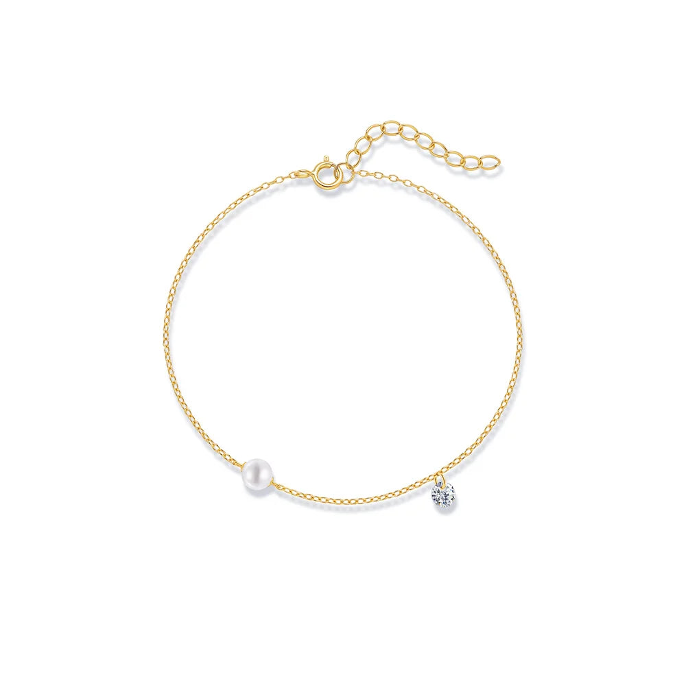 Zircon Chain Bracelet 