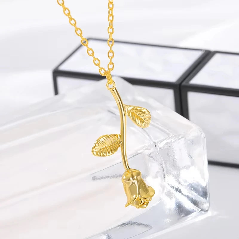 Sunflower Geometric Pendant Necklace