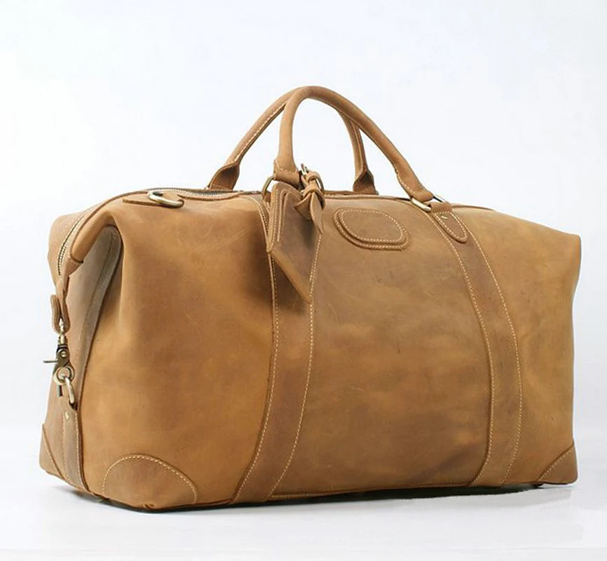 Vintage Leather Travel Bag 