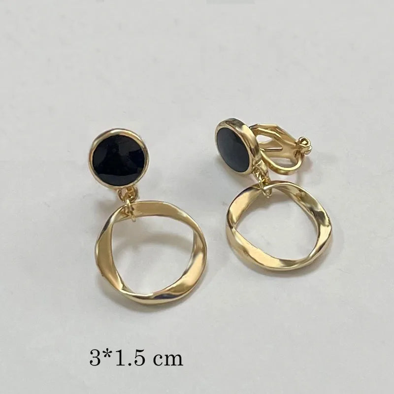  Statement Clip-on Earring Collection (15 Varieties)