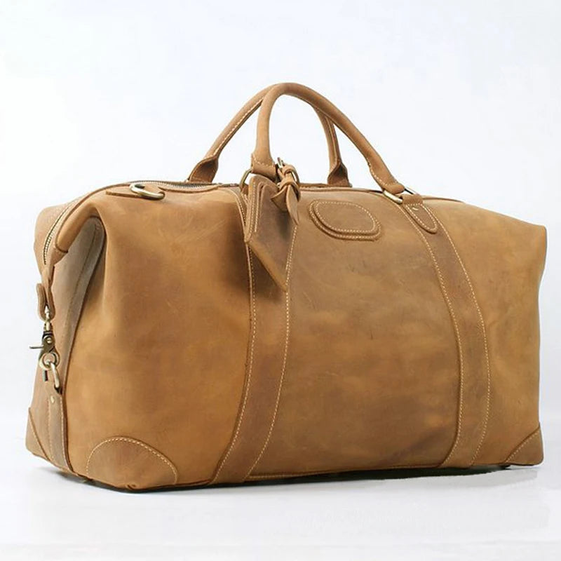Vintage Leather Travel Bag 