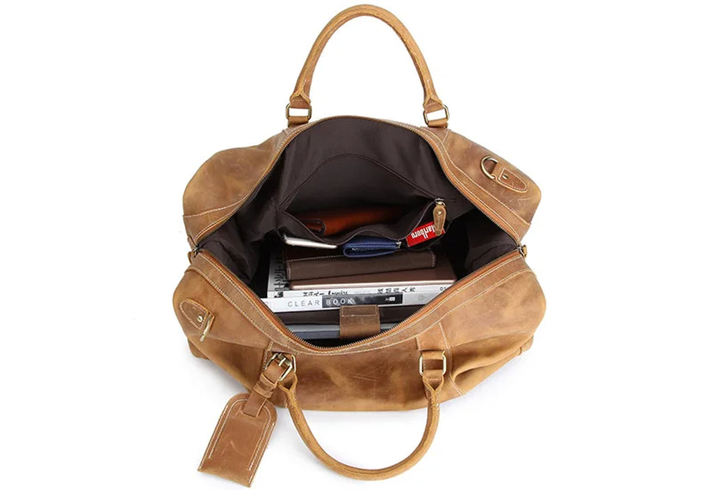 Vintage Leather Travel Bag 
