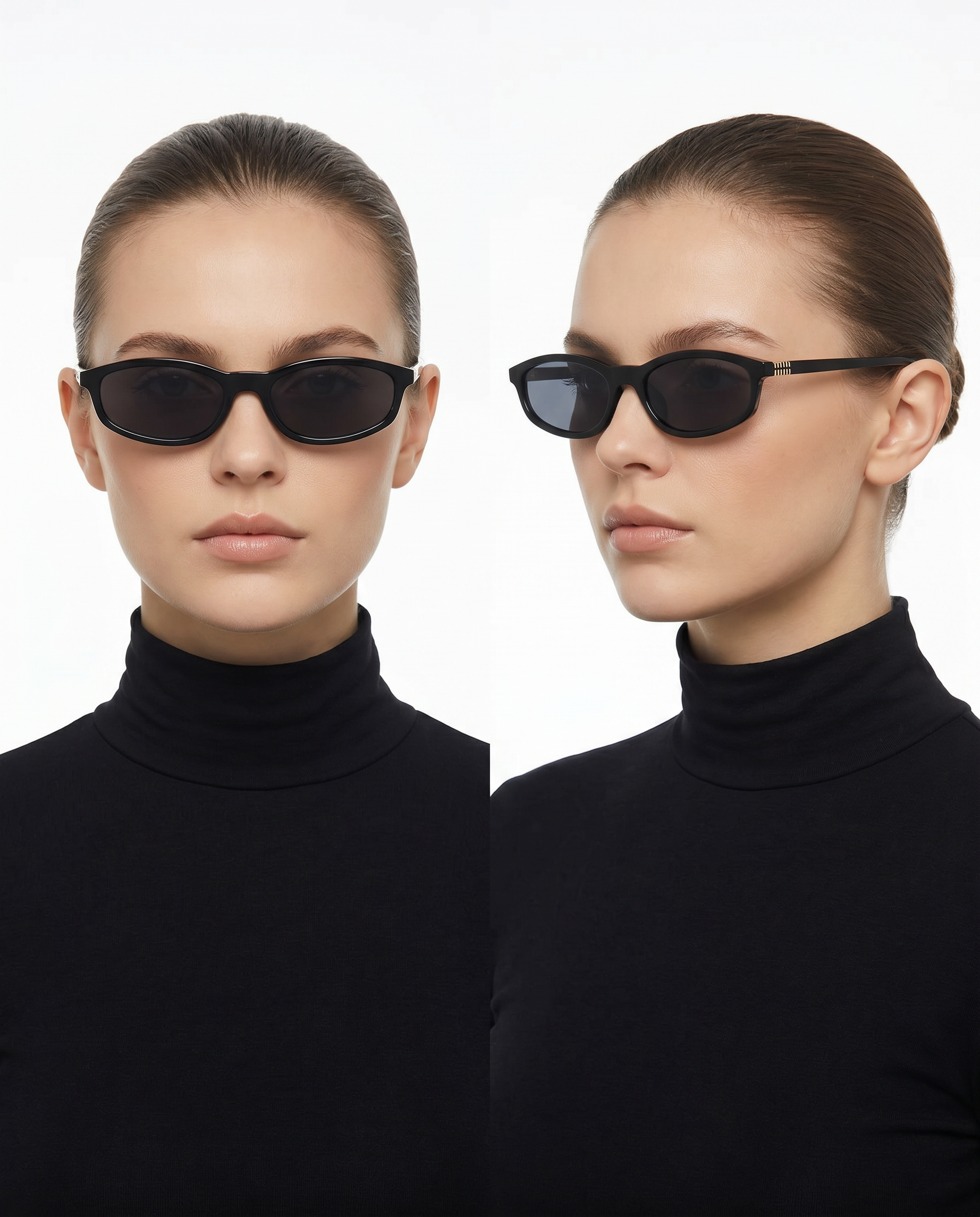 Vintage Oval Cat Eye Sunglasses