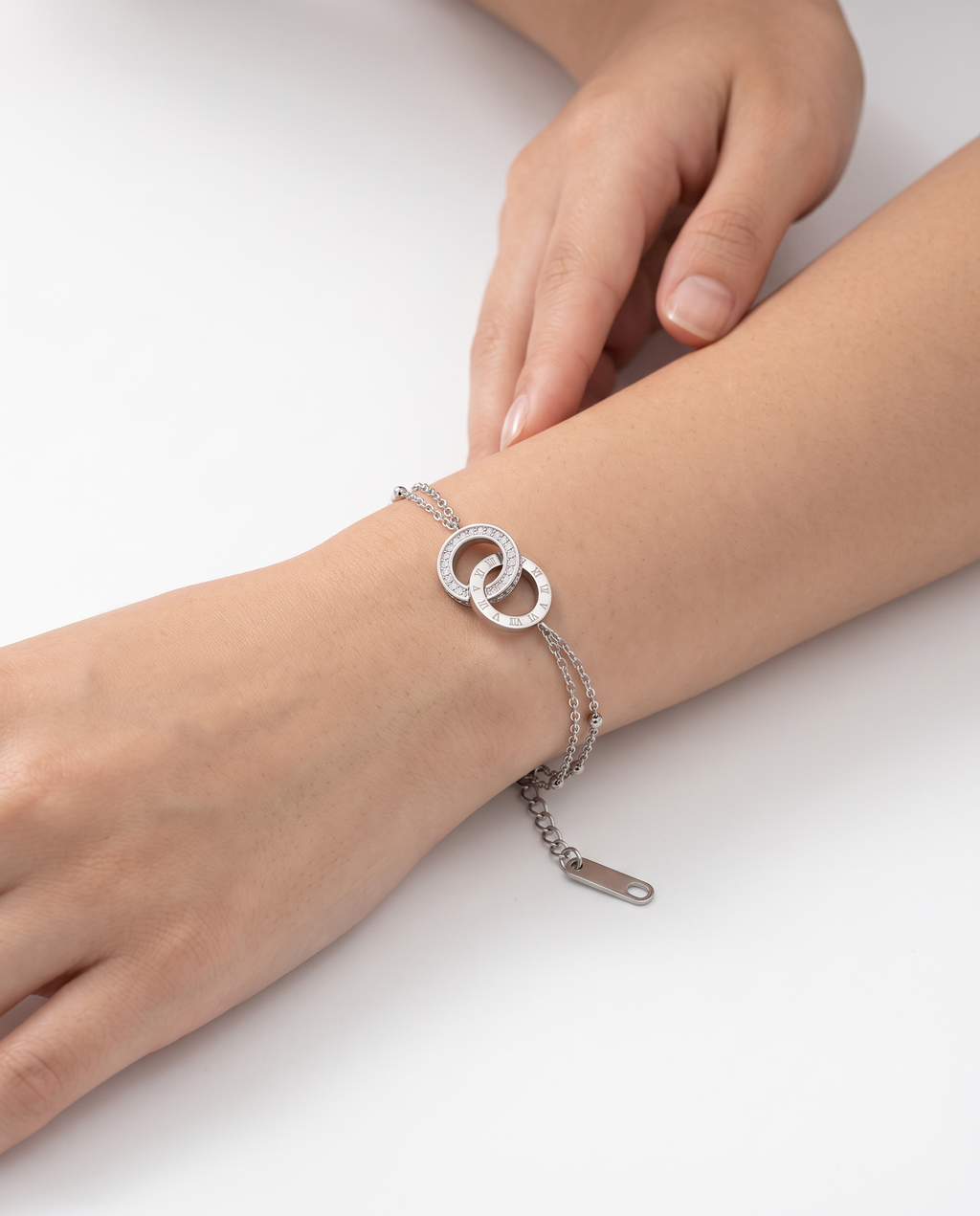 Roman Number Zircon Bracelet
