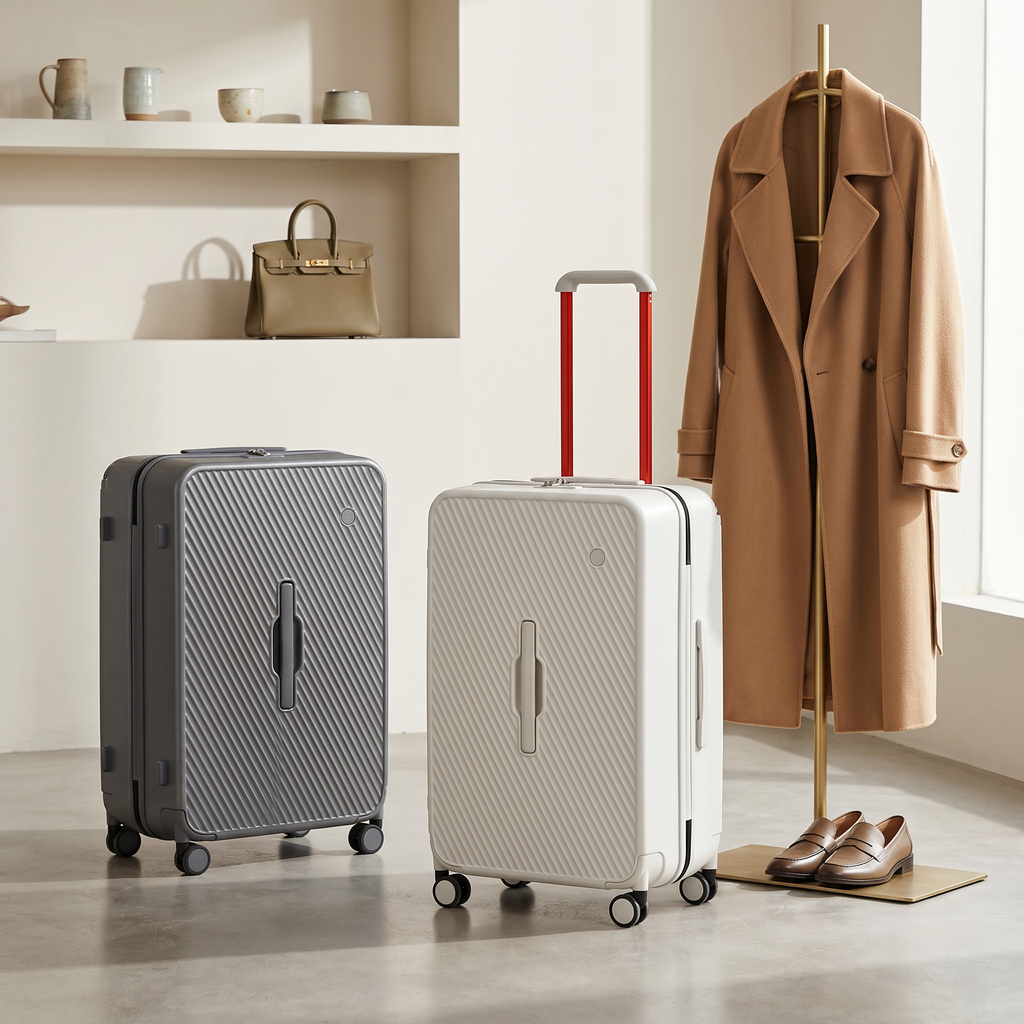 Spinner Luggage with Wet/Dry Storage & TSA Lock