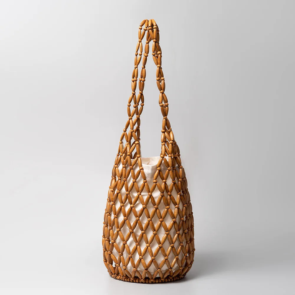 Hollow Woven Tote
