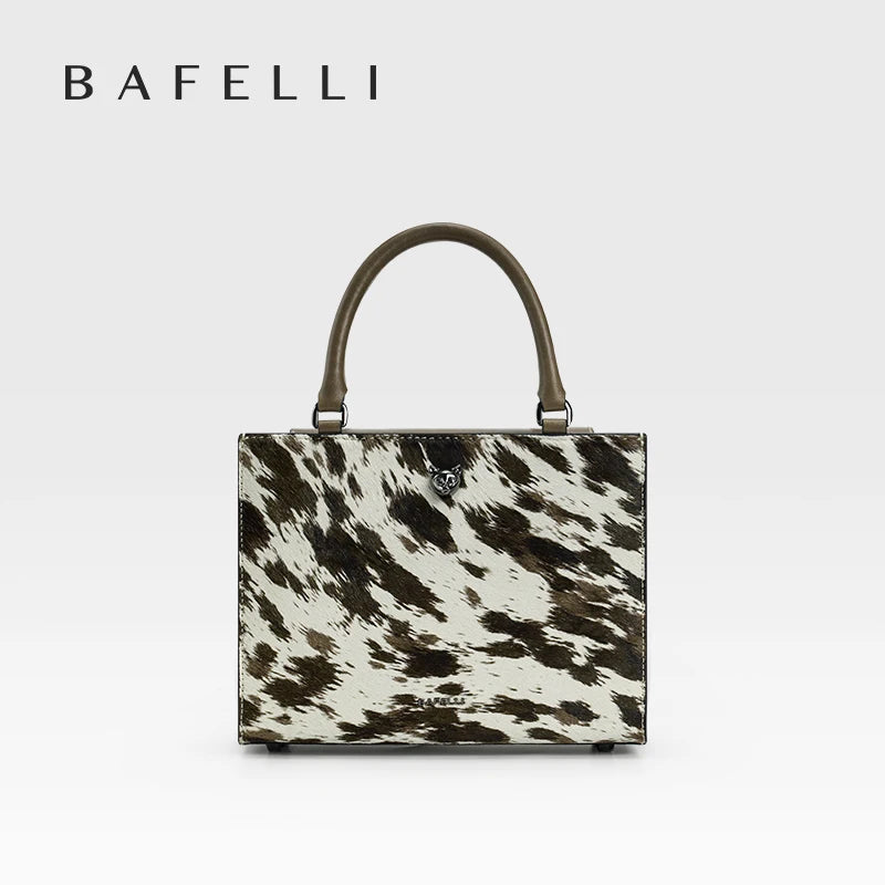Leather and Fur Handbag