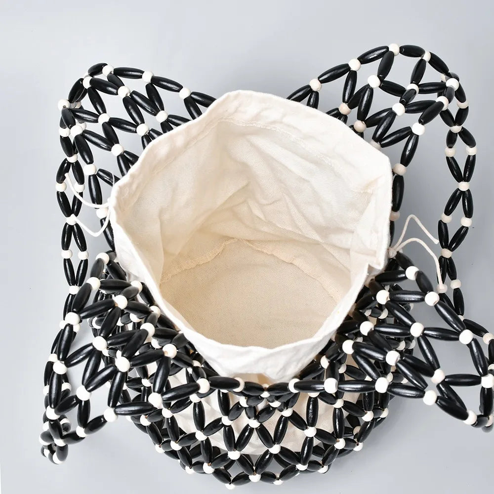 Hollow Woven Tote
