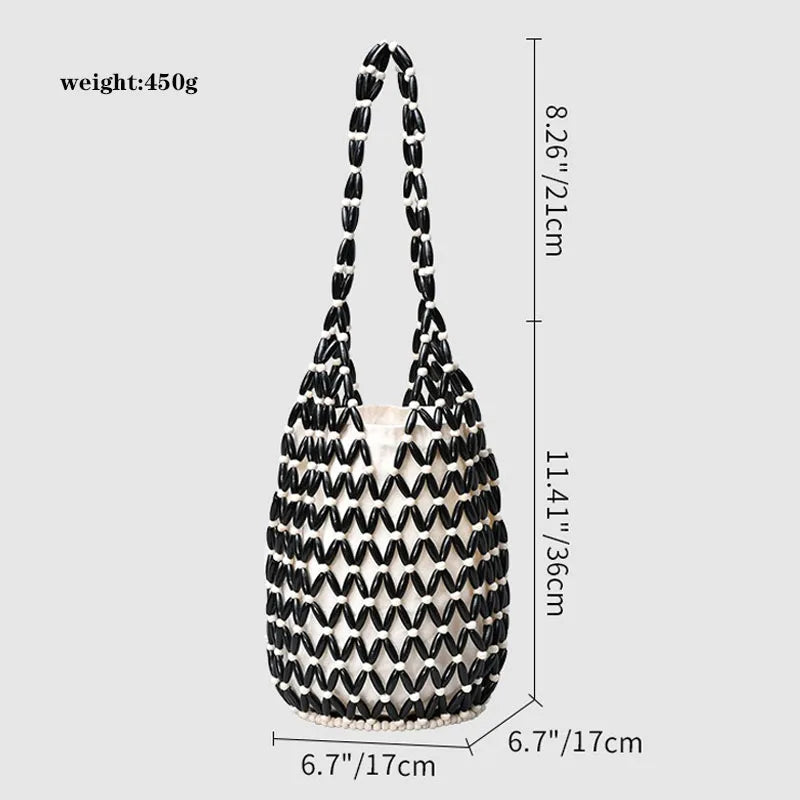 Hollow Woven Tote