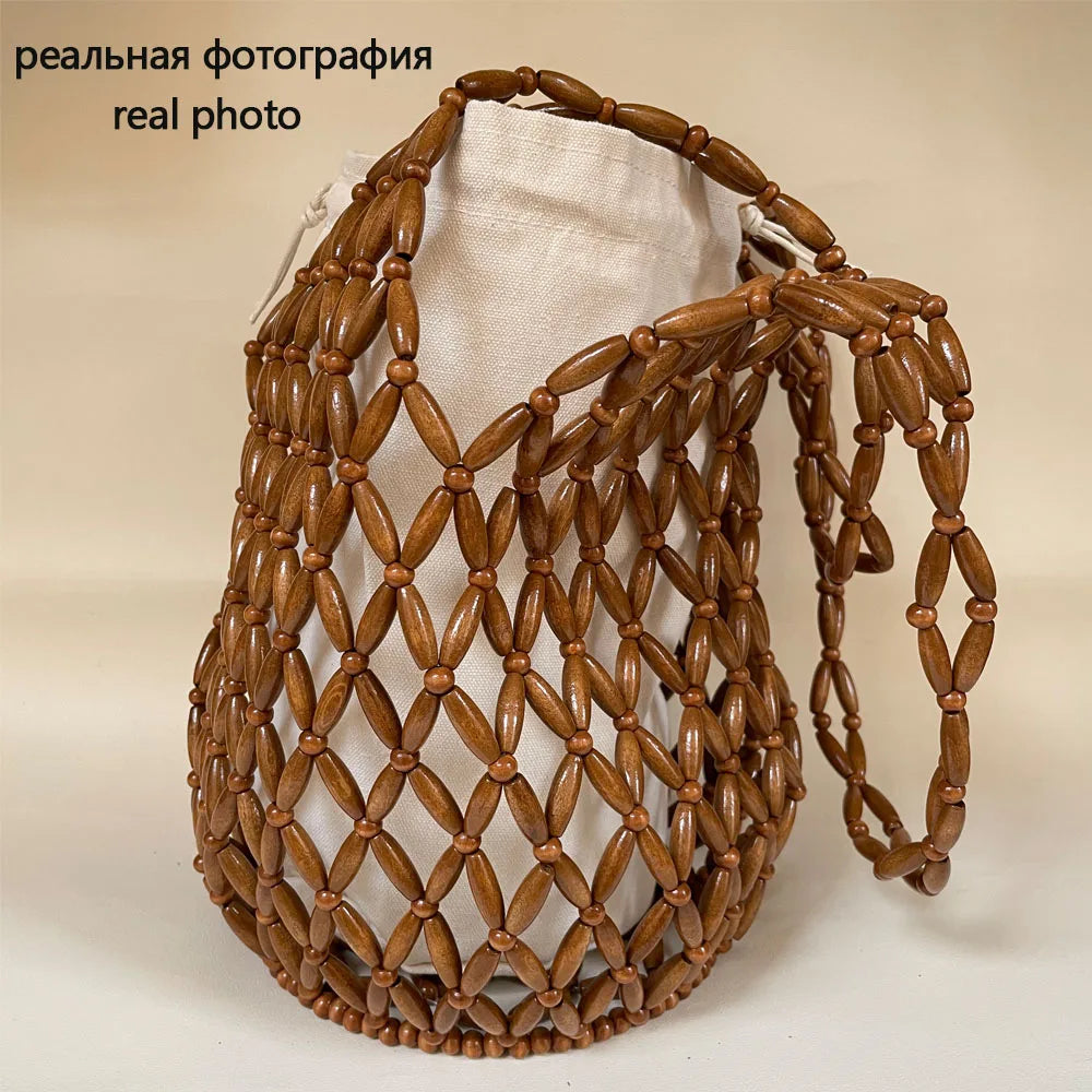Hollow Woven Tote
