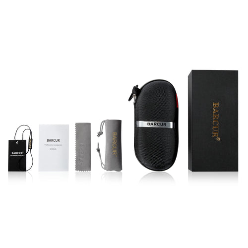 BARCUR Aluminum Magnesium Polarized Sunglasses 