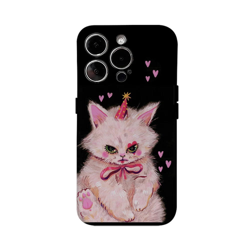 Pink Purrfect Hearts