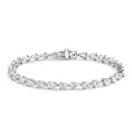 Pear Cut Moissanite Tennis Bracelet