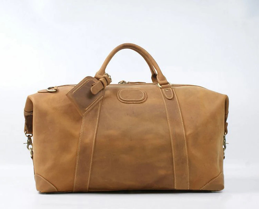 Vintage Leather Travel Bag 
