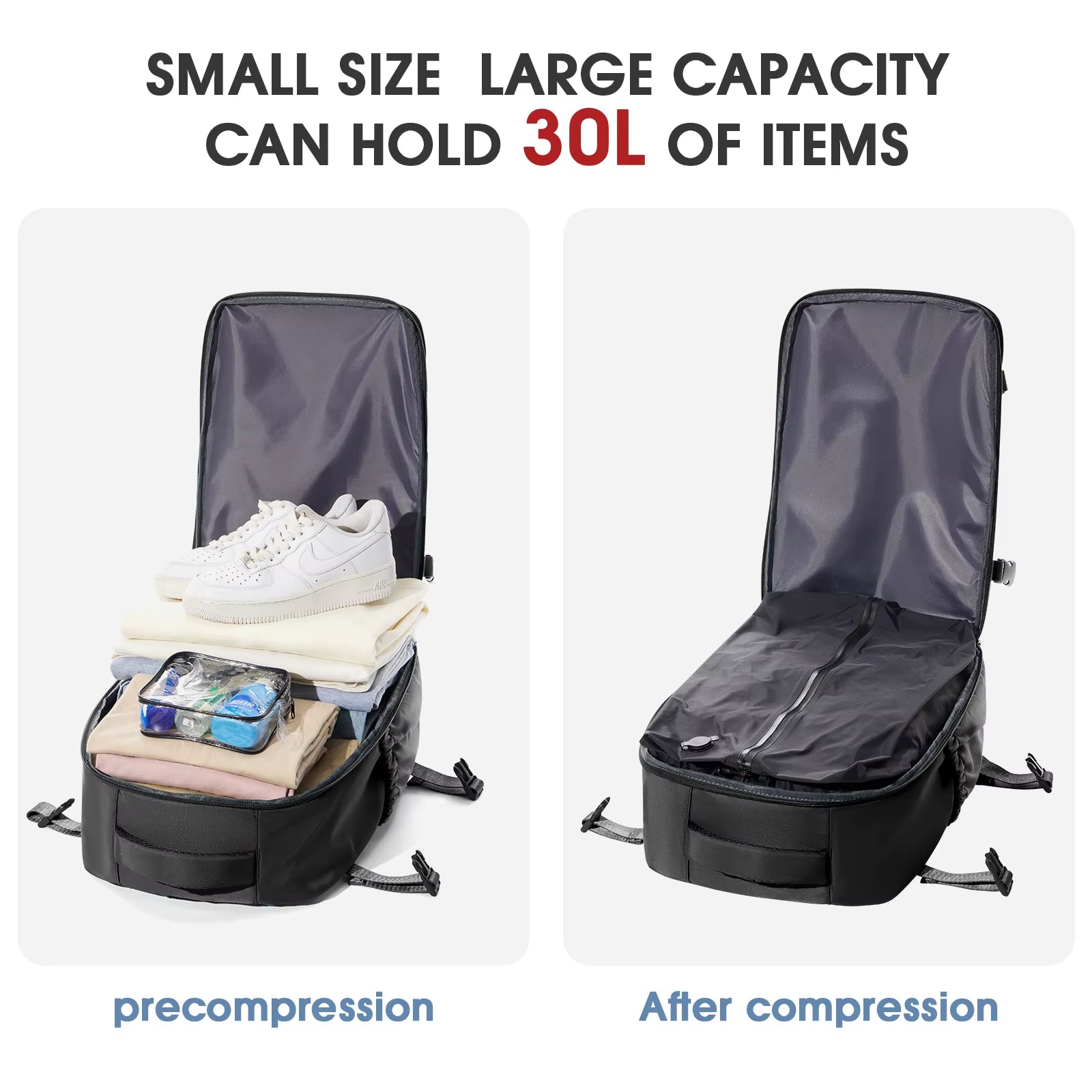 Vacuum Underseat Travel Backpack