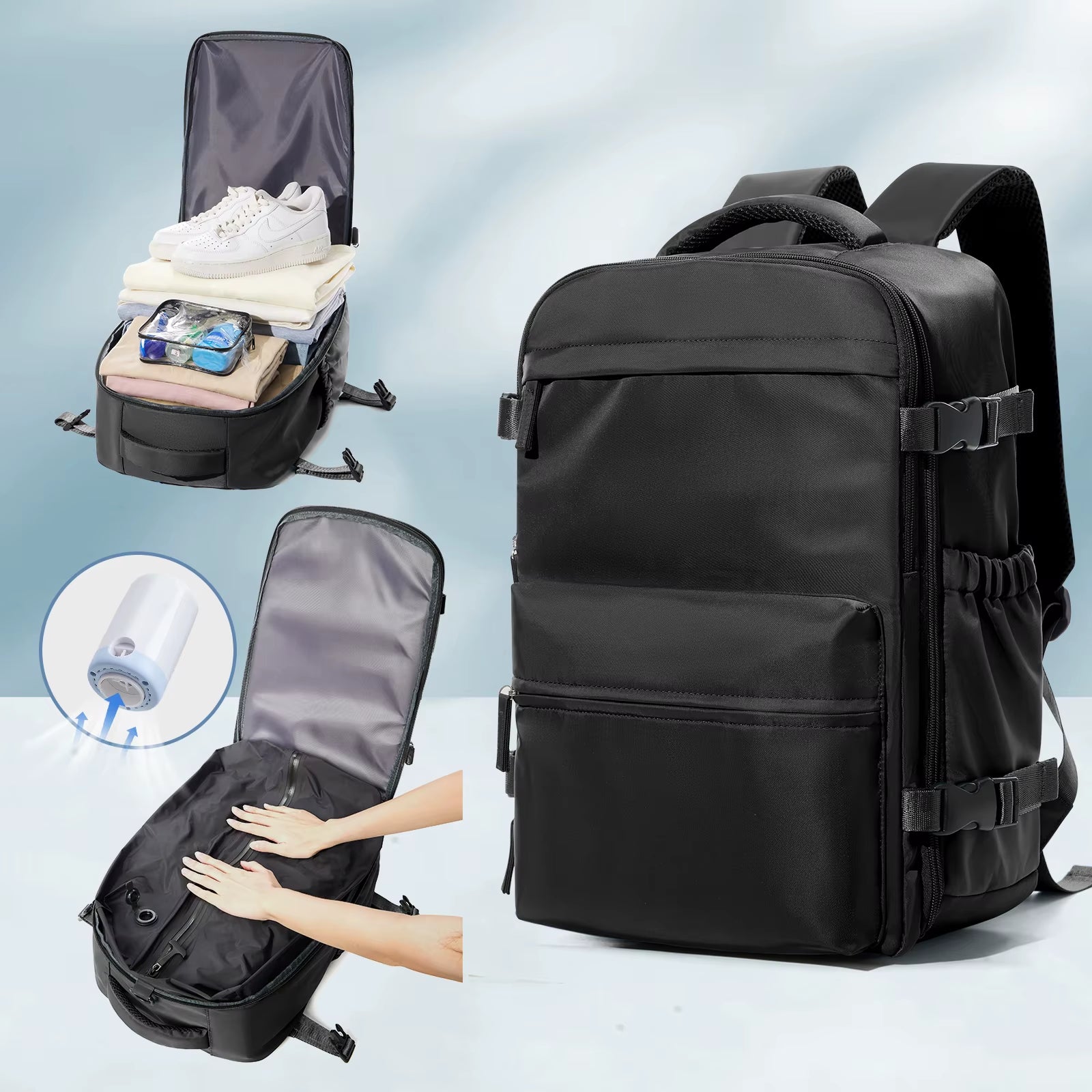 Vacuum Underseat Travel Backpack