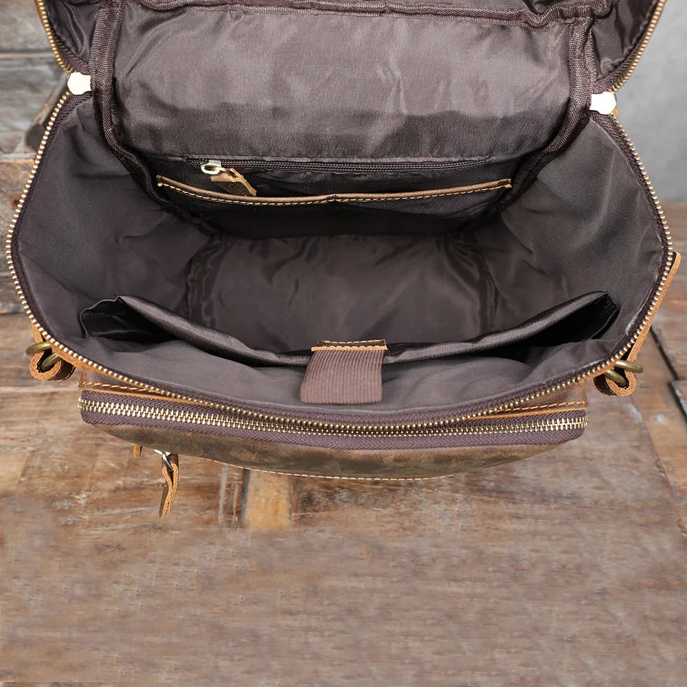 Vintage Genuine Leather Backpack 
