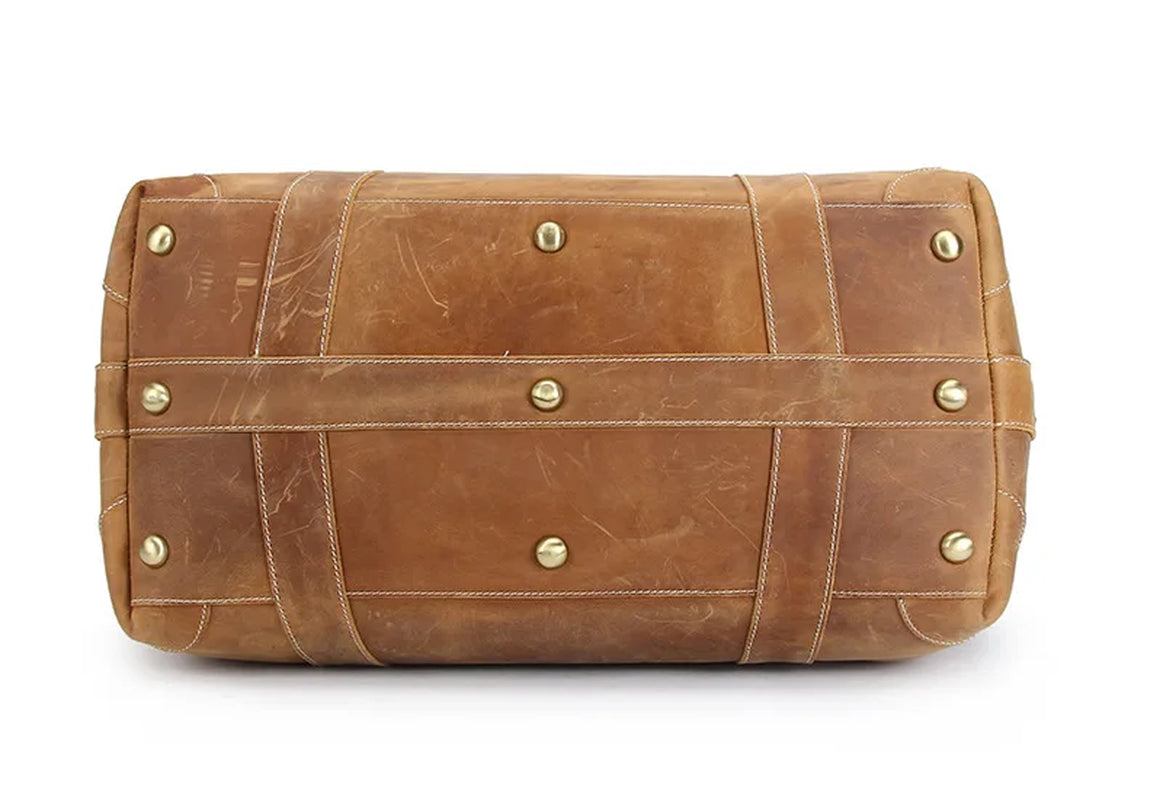 Vintage Leather Travel Bag 